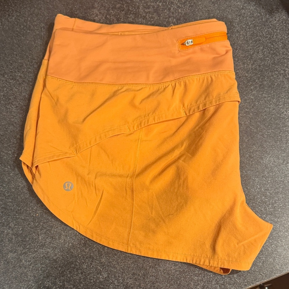 Lululemon Women’s Orange Shorts 12